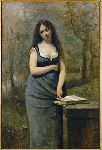 Velleda by Jean-Baptiste-Camille Corot