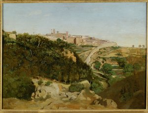 Volterra, Italy by Jean-Baptiste-Camille Corot