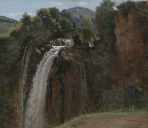 Waterfall at Terni, 1826 by Jean Baptiste Camille Corot