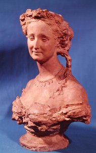 Bust of Eugenie-Marie de Montijo de Guzman, Countess of Teba by Jean Baptiste Carpeaux