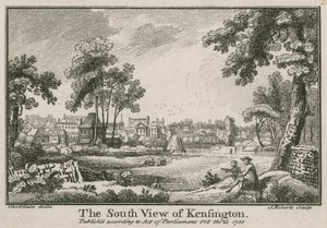 The South View of Kensington by Jean Baptiste Claude Chatelain