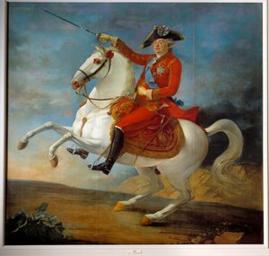 Equestrian portrait of Louis XVI by Jean Baptiste Francois Carteaux