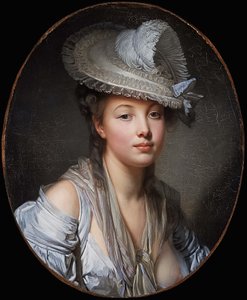 The White Hat by Jean Baptiste Greuze