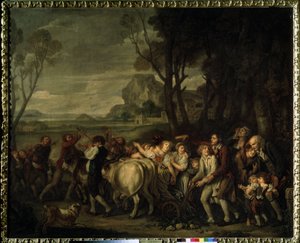 The First Furrow by Jean Baptiste Greuze