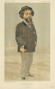 Alphonse Daudet by Jean Baptiste Guth