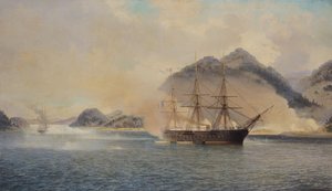 Naval Battle of the Strait of Shimonoseki, 20th July 1863