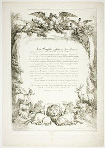 Biography Page from Oeuvres de J. B. Huet by Jean Baptiste Huet