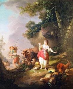 The Broken Eggs by Jean Baptiste Huet