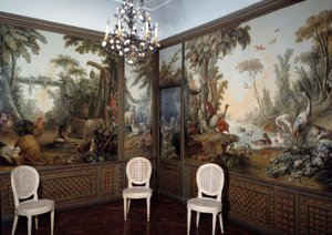View of the Demarteau Living Room Decorated by Jean Baptiste Huet