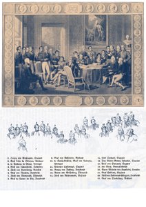 Congress of Vienna - 1814 by Jean Baptiste Isabey