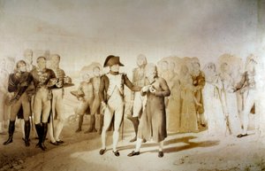Emperor Napoleon I and Empress Josephine de Beauharnais visit Monsieur Oberkampf