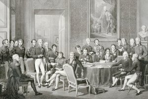 Participants at the Congress of Vienna in 1814-1815 by Jean Baptiste Isabey
