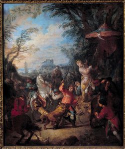 Chinese Hunting by Jean Baptiste Joseph Pater