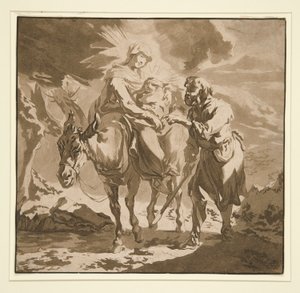 The Flight into Egypt by Jean Baptiste Le Prince