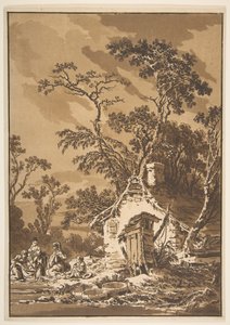 The Washerwomen by Jean Baptiste Le Prince
