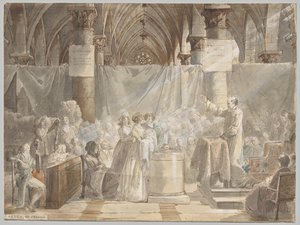 A Christening in Revolutionary France by Jean Baptiste Mallet