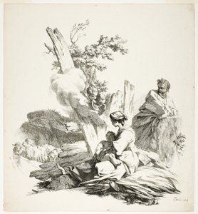The Flight into Egypt by Jean Baptiste Marie Pierre
