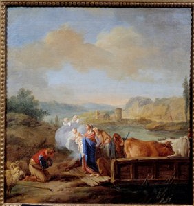 The Flight into Egypt by Jean Baptiste Marie Pierre