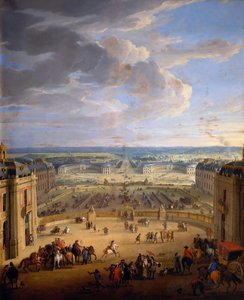 The Grande Écurie Royal Stables of the Château de Versailles by Jean Baptiste Martin