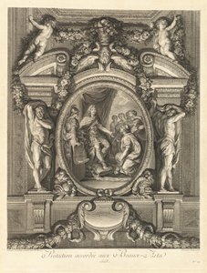 Protection Granted to the Fine Arts 1663 [pl. 24] by Jean Baptiste Masse