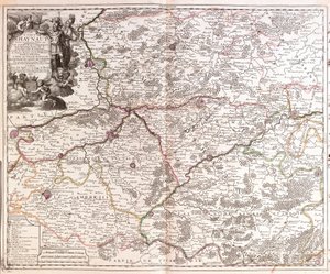 Map of the County of Hainaut (Belgium)