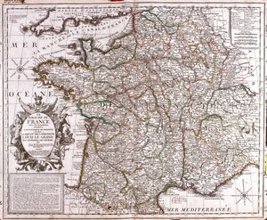 Map of the Kingdom of France