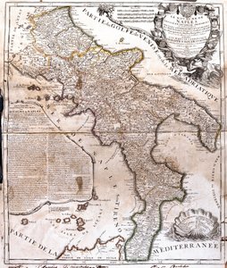 Map of the Kingdom of Naples
