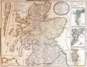 Map of the Kingdom of Scotland, under the Reign of James II