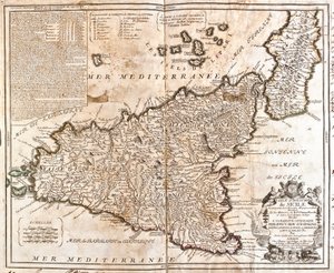 Map of the Kingdom of Sicily
