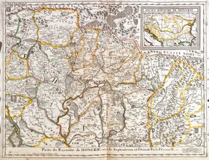 Map of the north oriental part of the Kingdom of Hungary