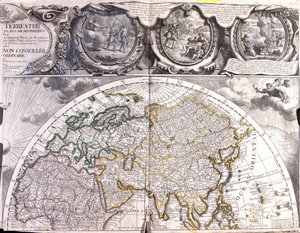 Map of the Northern Hemisphere of the World