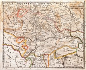 Map of the province of Mantova (Italy)