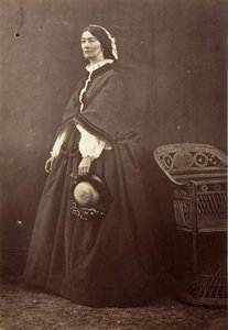 The Countess Canning, Simla, 1861 by Jean Baptiste Oscar Mallitte
