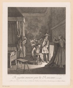 Ragotin Drunk on a Chair by the Fire (Scenes from the Roman Comique by Scarron)
