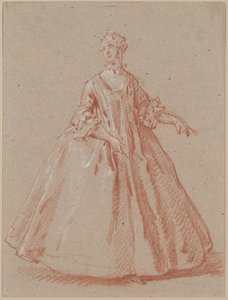 Standing Woman by Jean Baptiste Oudry