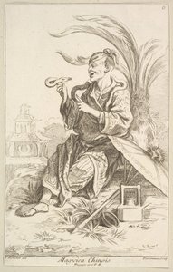 Chinese Magician by Jean Baptiste Perronneau