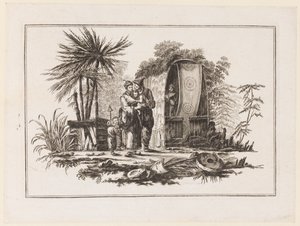 A Family, from "Nouveau Cahier de Six Feuilles De Différents Sujets Chinois Historiés"