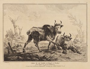 Notebook of Six Sheets of Oxen and Cows