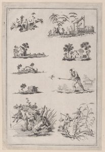 Chinoiserie Ornaments by Jean Baptiste Pillement