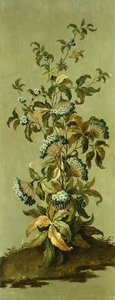 Decorative Panels with Flowers by Jean Baptiste Pillement