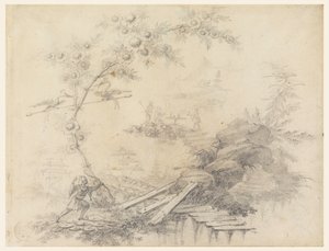 Chinoiserie Fantasy, ca. 1780 by Jean Baptiste Pillement
