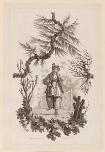 Figure Under Bough by Jean Baptiste Pillement