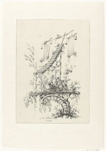 Ornamental Composition in Chinoiserie Style by Jean Baptiste Pillement