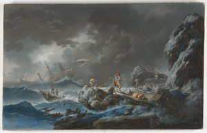 The Shipwreck by Jean Baptiste Pillement