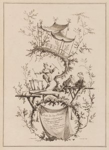 Title Page, Suite de Jeu Chinois by Jean Baptiste Pillement