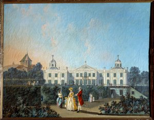 View of the Gardens of Benfica in Lisbon