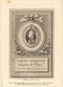 Louis-Auguste, Dauphin of France by Jean Baptiste Raphael Urbain Massard