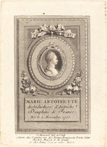 Marie-Antoinette by Jean Baptiste Raphael Urbain Massard