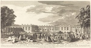 View of Trianon in the Park of Versailles from the Avenue Side by Jean Baptiste Rigaud