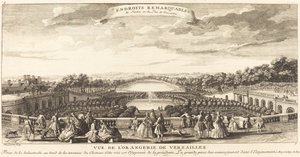 View of the Orangery of Versailles by Jean Baptiste Rigaud